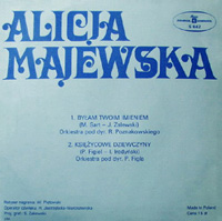 Alicja Majewska strona A singla winylowego
